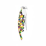 Alessi AAM32 1 Proust Parrot Cavatappi per Vino di Design, in Alluminio Profuso e PC, Multicolore