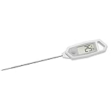 TFA Dostmann Termometro digitale 30.1064.02.K, con certificato di fabbrica, sensore in acciaio inox,...