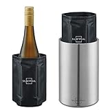 SILBERTHAL Glacette Bottiglia Vino -2 Busta incluse - Secchiello vino refrigerante - Wine Cooler