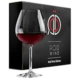Röd Wine, bicchiere di cristallo senza piombo da collezione, ottima idea regalo, Cristallo, Red...