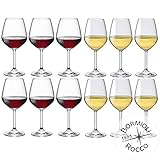 Collezione DIVINO Bormioli Rocco - Set di 12 bicchieri da vino - 6 Divino rosso 53 cl + 6 Divino...