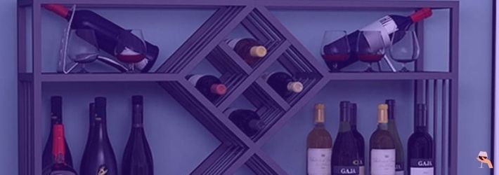 106 * 42 * 20 cm set da vino per bar ristorante creativo in legno MOMO Scaffale per vino in stile europeo mensole per vino a parete